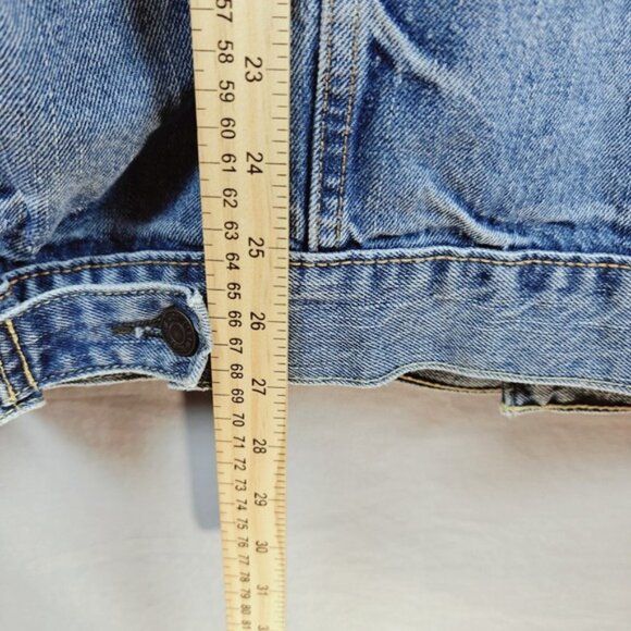 Levi's Classic Denim Jacket XL Blue PC9-72334-0139  2016 Buttons Long Sleeves - Picture 3 of 10